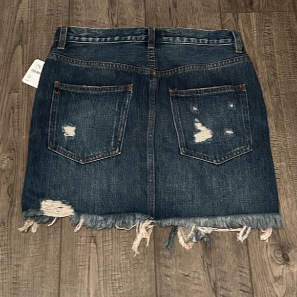 FreePeople We The Free Collection Denim Mini Skirt - Picture 5 of 5